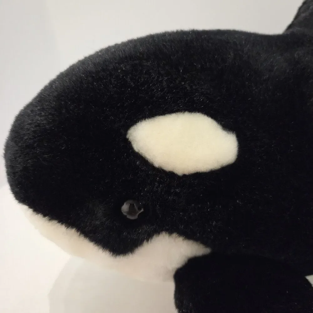 Vintage Shamu Plush Sea World Orca Killer Whale, 21” Large Stuffed Animal